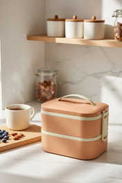 Hermia Caja de Almacenamiento con Aislamiento al Vacío Rosa 1300 ml